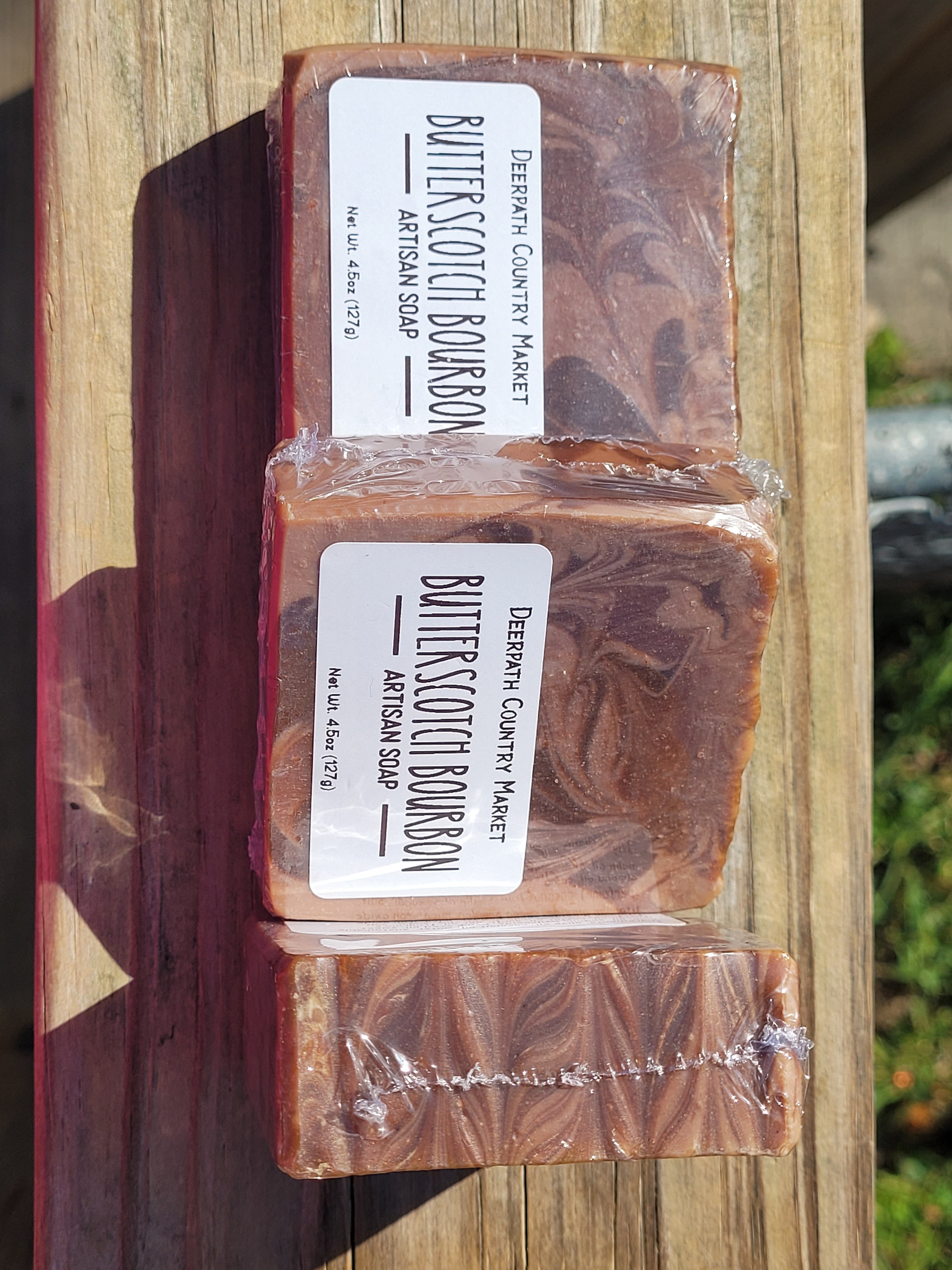 Butterscotch Bourbon Artisan Soap Bar