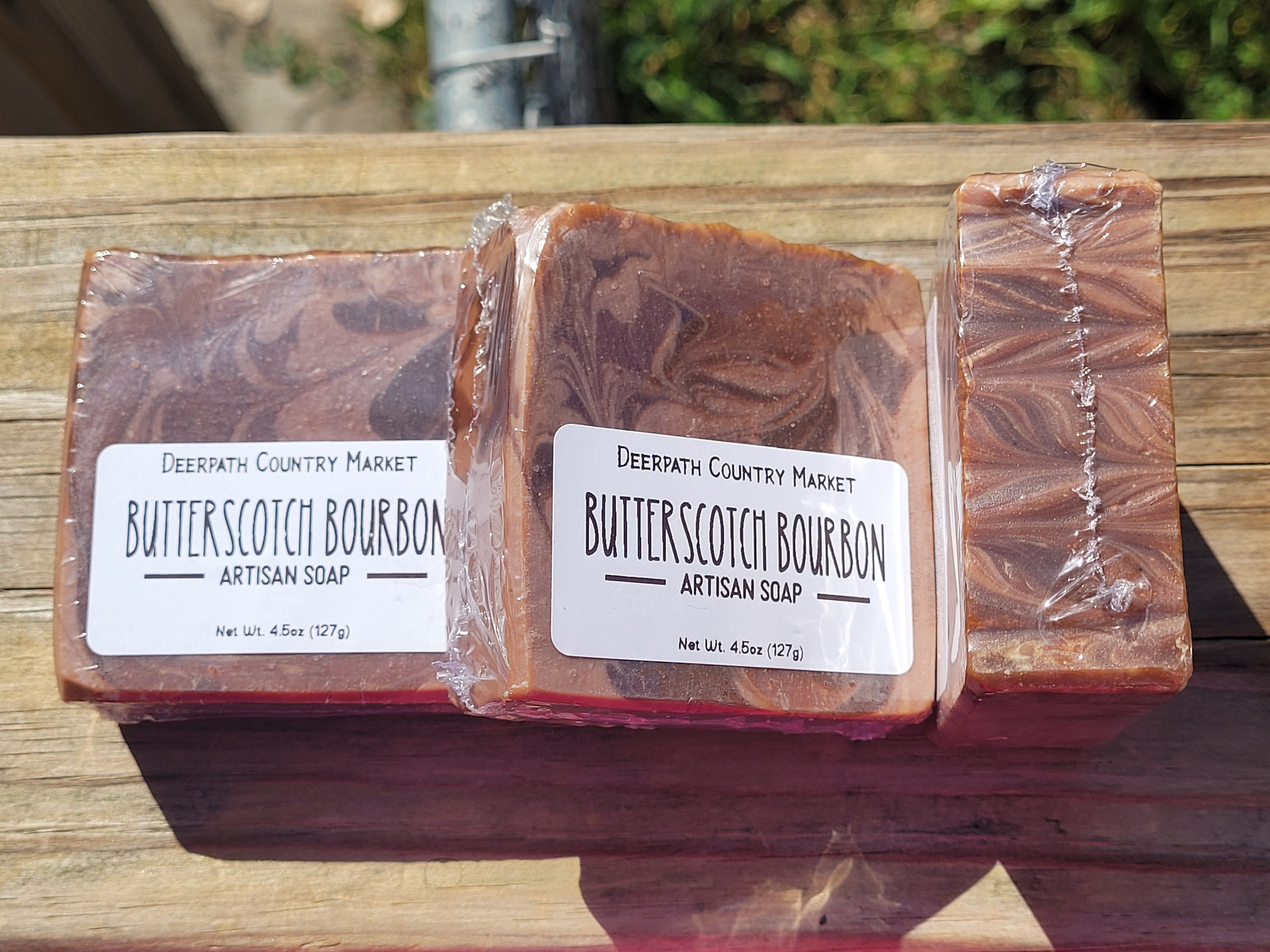 Butterscotch Bourbon Artisan Soap Bar
