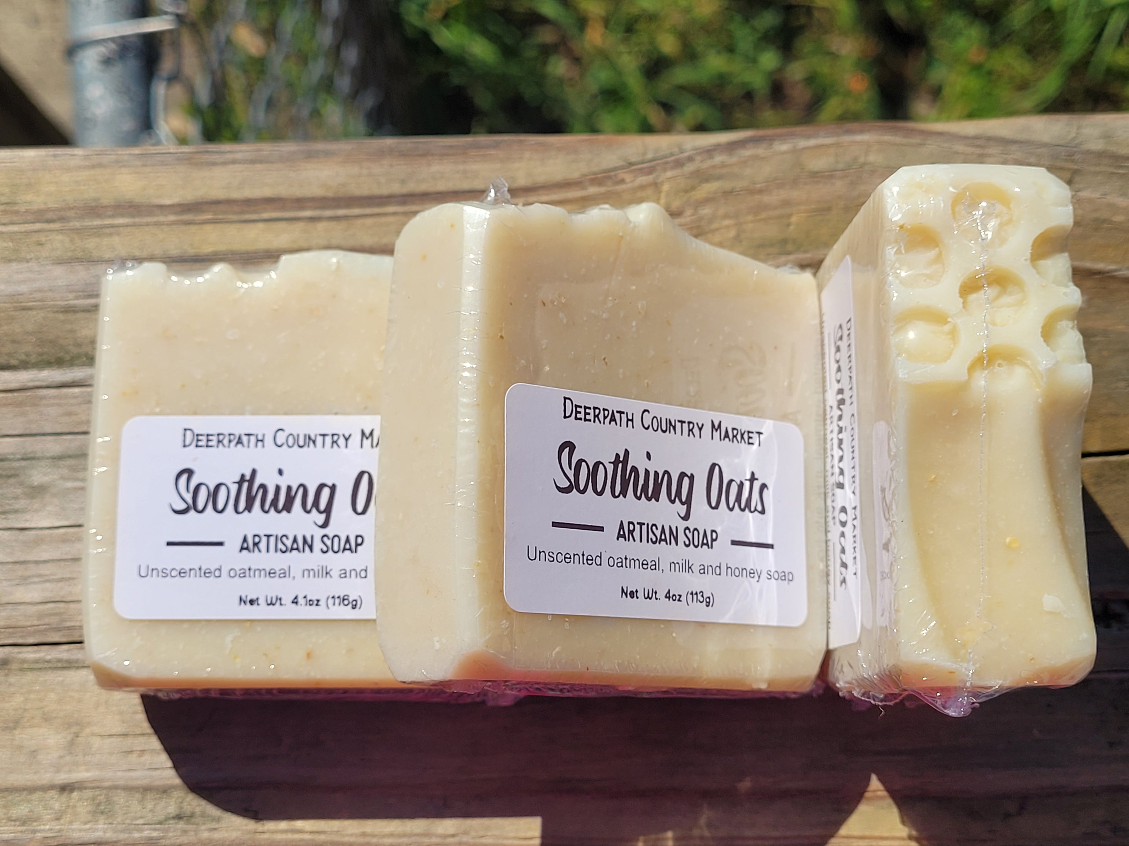 Soothing Oats Artisan Soap - Unscented