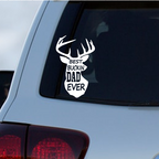 Best Bucking Dad Decal