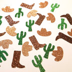 Rustic Country Western Glitter Confetti