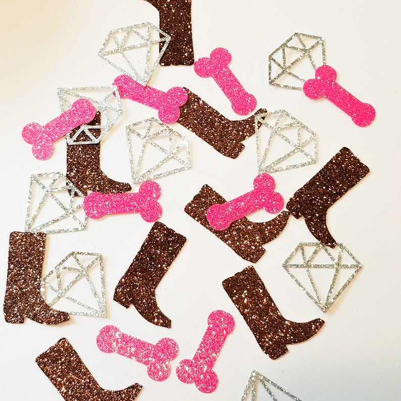 Country Bachelorette Party Glitter Confetti