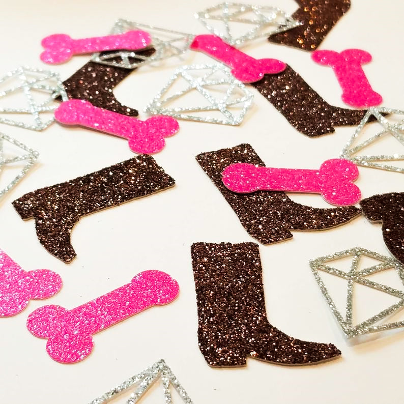 Country Bachelorette Party Glitter Confetti