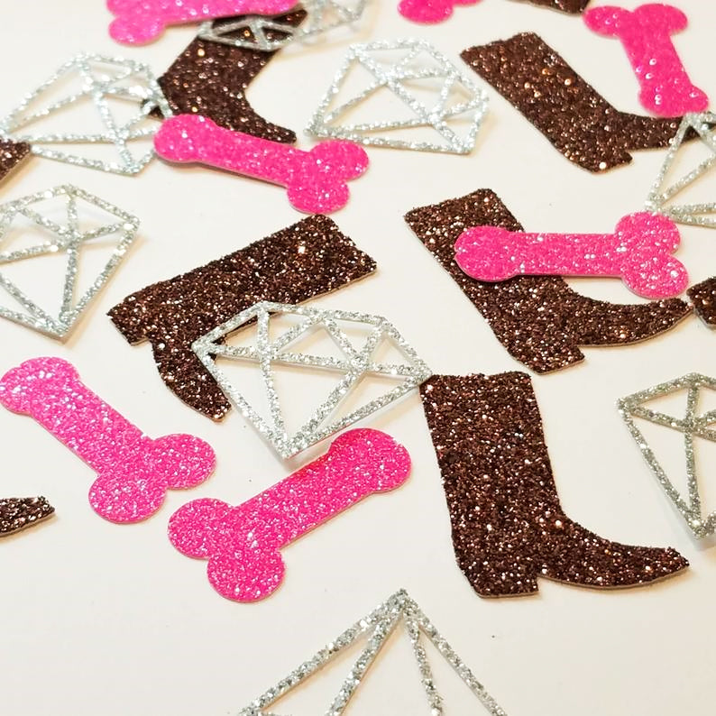 Country Bachelorette Party Glitter Confetti