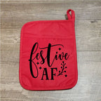 Festive AF Potholder