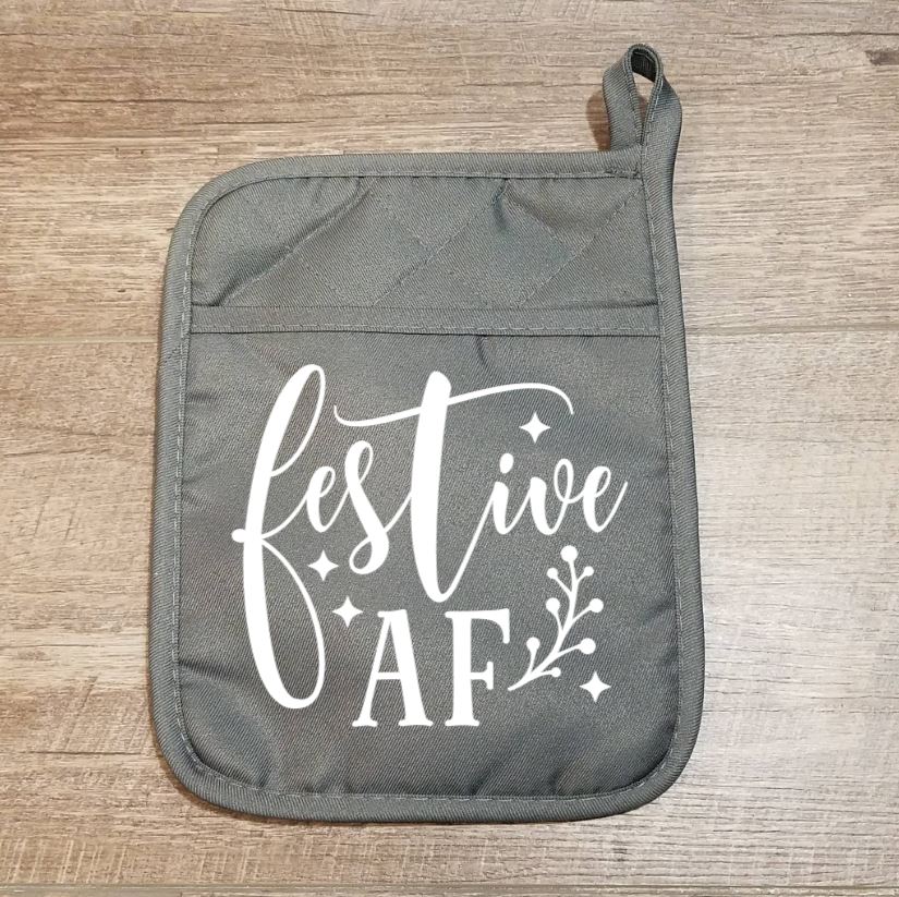 Festive AF Potholder