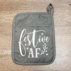 Festive AF Potholder