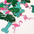 Tropical Luau Flamingo Glitter Penis Confetti