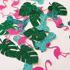 Tropical Luau Flamingo Glitter Penis Confetti