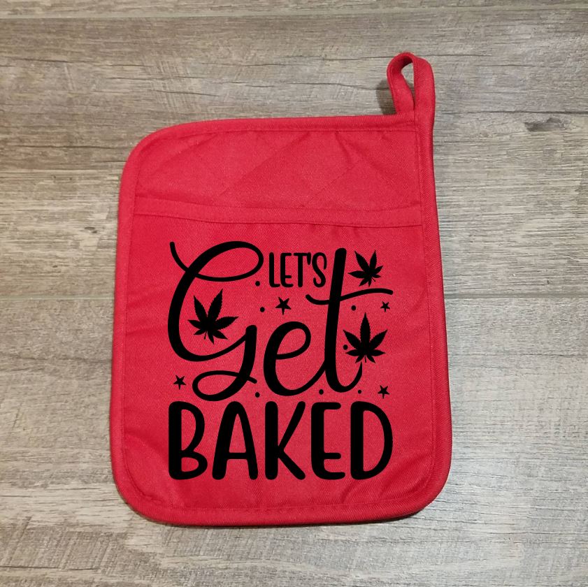 Lets Get Baked Potholder