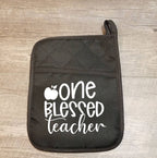 One Blessed Teacher Potholder