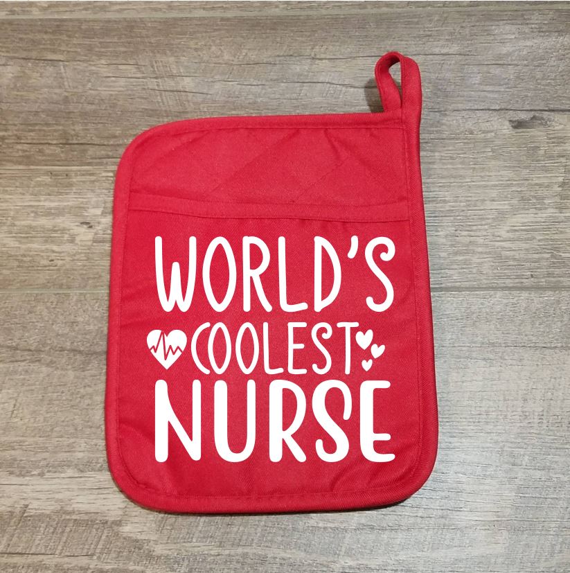 World's Coolest Nurse Potholder